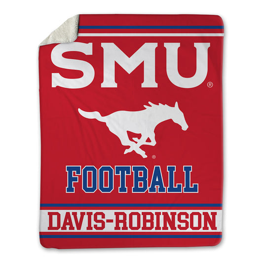 SMU - NCAA Football : Jaelyn Davis-Robinson - Blanket-0