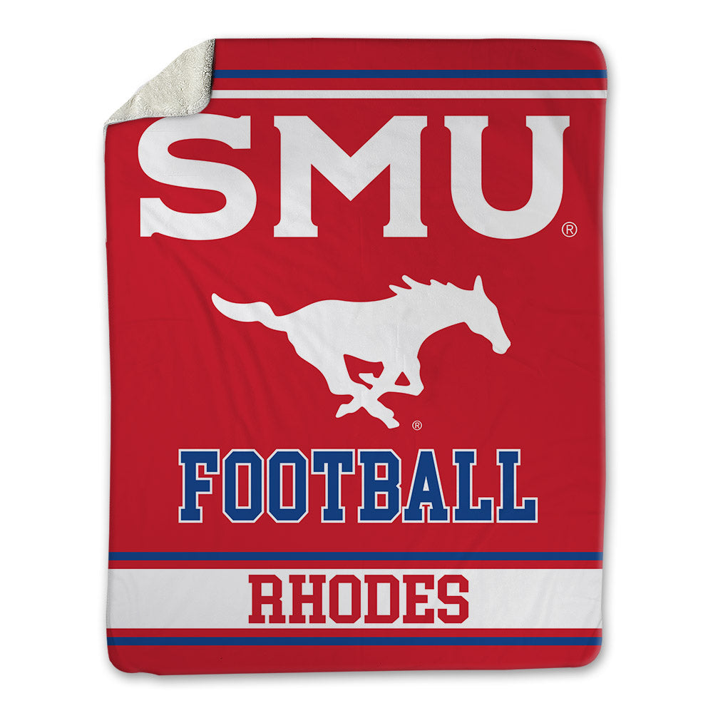 SMU - NCAA Football : Link Rhodes - Blanket-0