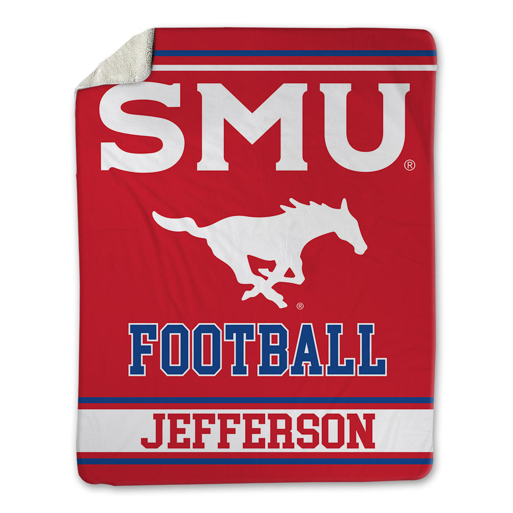SMU - NCAA Football : Jonathan Jefferson - Blanket-0