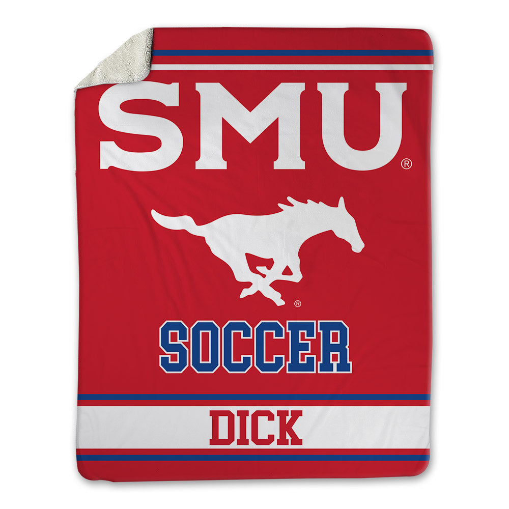 SMU - NCAA Men's Soccer : Matthias Dick - Blanket-0