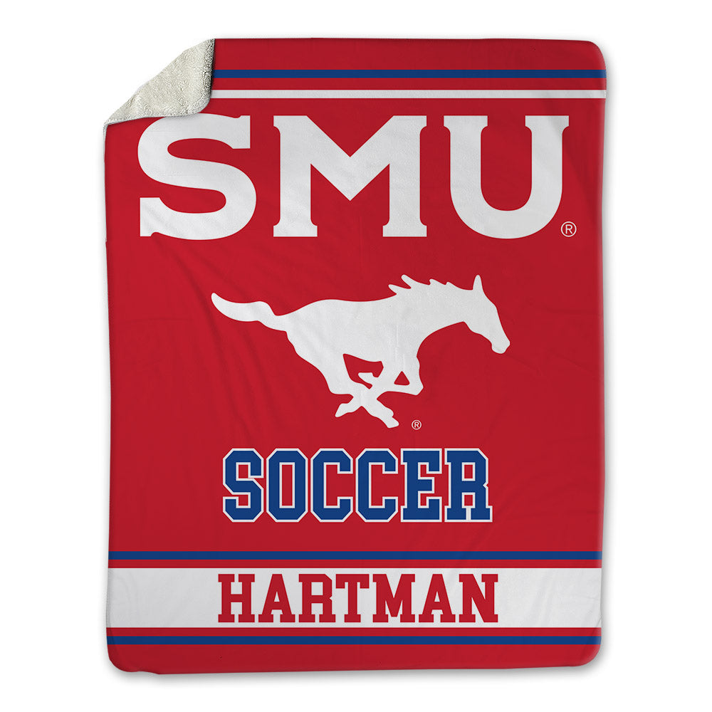 SMU - NCAA Women's Soccer : Hali Hartman - Blanket-0