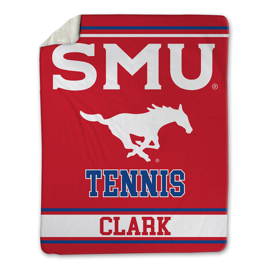 SMU - NCAA Men's Tennis : Callaway Clark - Blanket-0