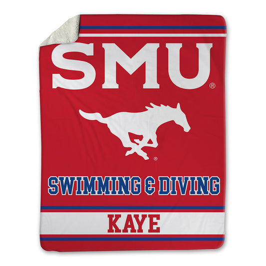 SMU - NCAA Men's Swimming & Diving : Charlie Kaye - Blanket-0