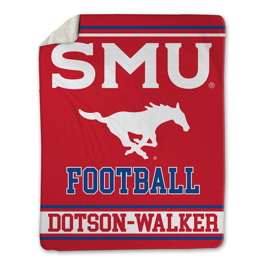 SMU - NCAA Football : Ka'Davion Dotson-Walker - Blanket-0