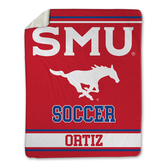 SMU - NCAA Men's Soccer : Jose Ortiz - Blanket-0