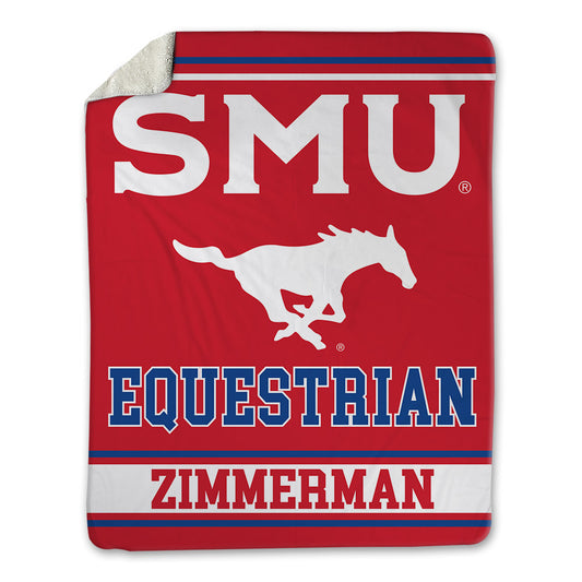 SMU - NCAA Equestrian : Taylor Zimmerman - Blanket-0