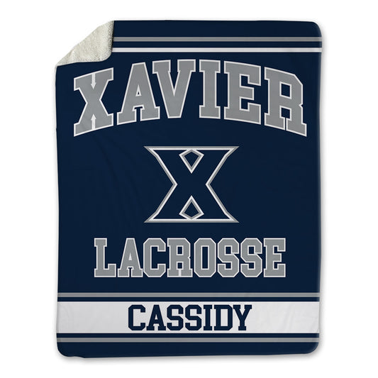 Xavier - NCAA Women's Lacrosse : Julie Cassidy - Blanket-0