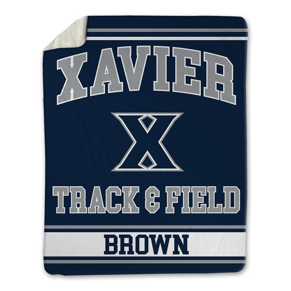 Xavier - NCAA Women's Track & Field : Rania Brown - Blanket-0