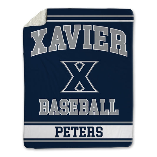 Xavier - NCAA Baseball : Eddie Peters - Blanket-0