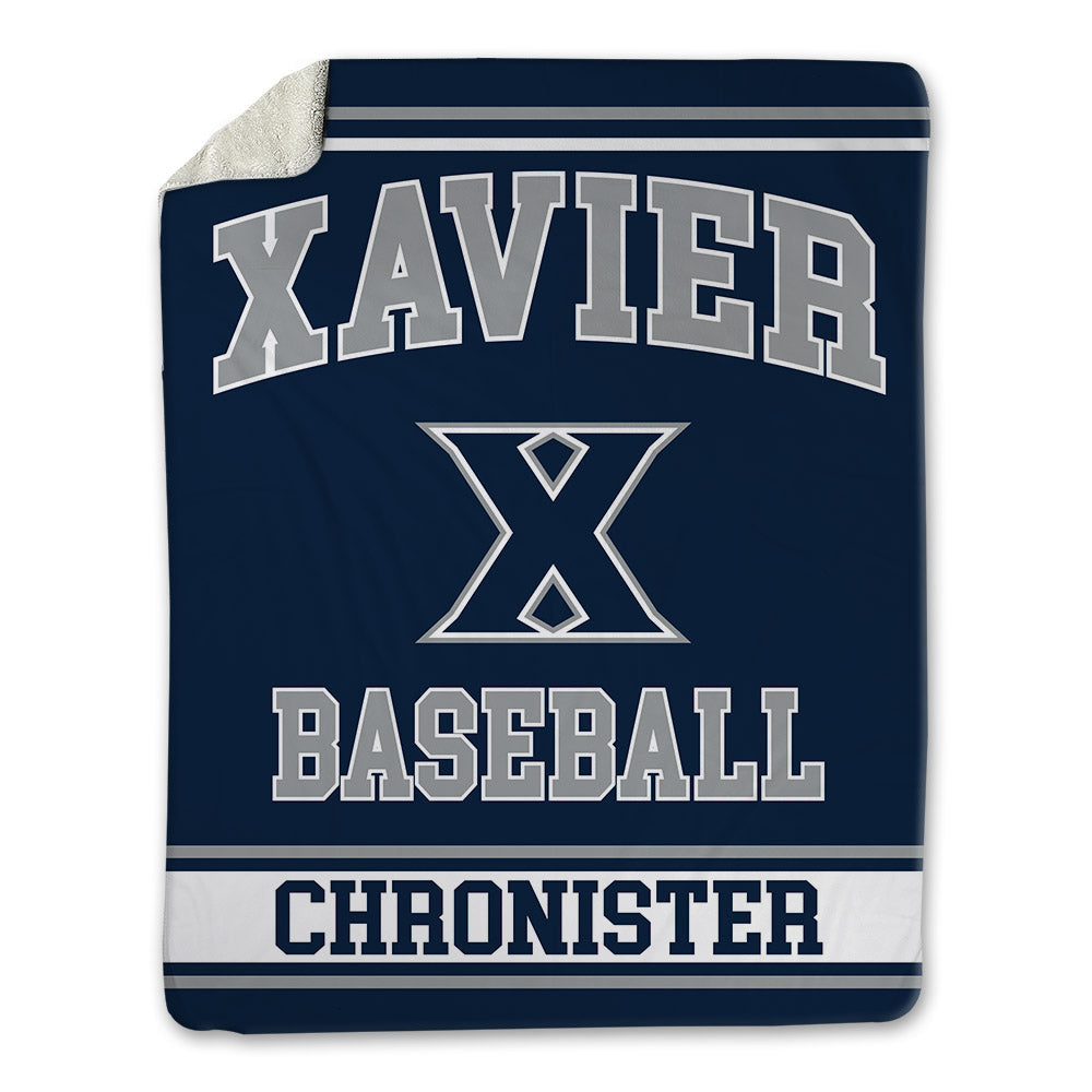 Xavier - NCAA Baseball : Ashton Chronister - Blanket-0