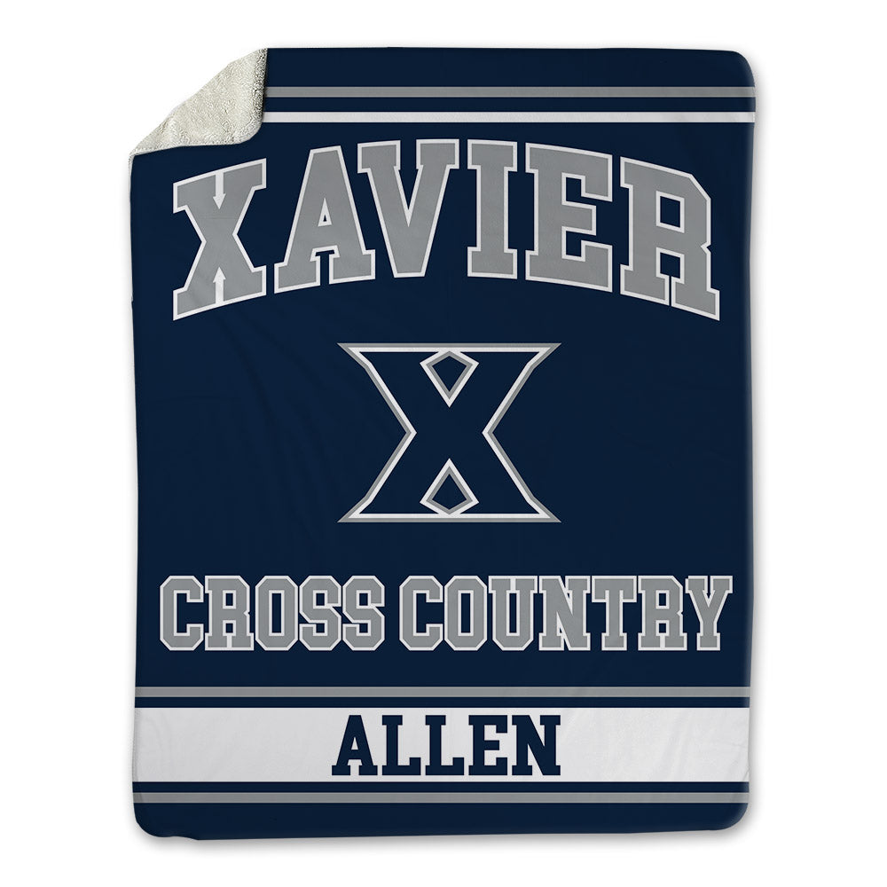 Xavier - NCAA Men's Cross Country : Drew Allen - Blanket-0