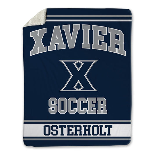 Xavier - NCAA Men's Soccer : Brandon Osterholt - Blanket-0