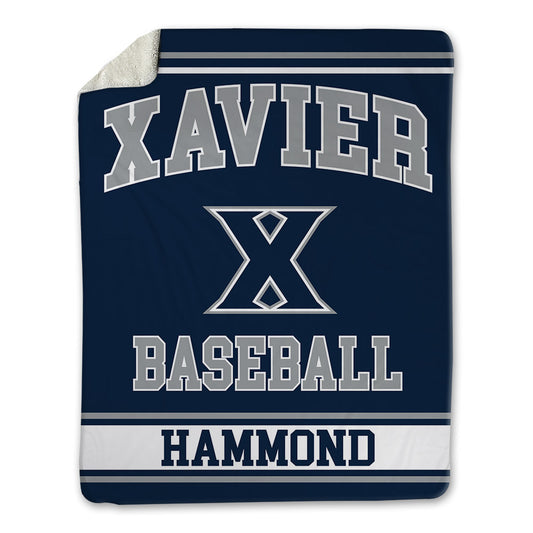 Xavier - NCAA Baseball : Luke Hammond - Blanket-0