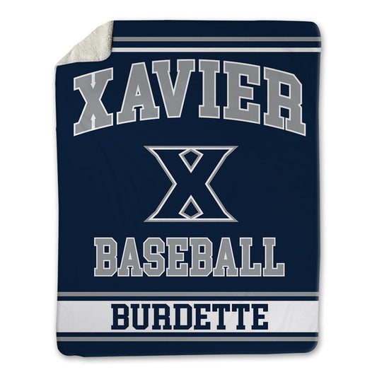 Xavier - NCAA Baseball : Clay Burdette - Blanket-0
