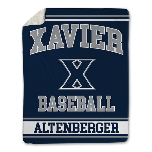 Xavier - NCAA Baseball : Ryan Altenberger - Blanket-0