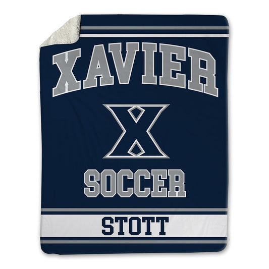 Xavier - NCAA Women's Soccer : Alivia Stott - Blanket-0