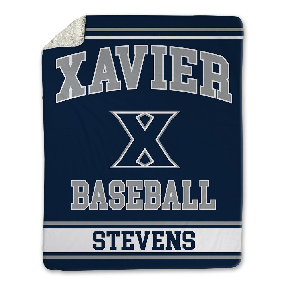 Xavier - NCAA Baseball : Samuel Stevens - Blanket-0