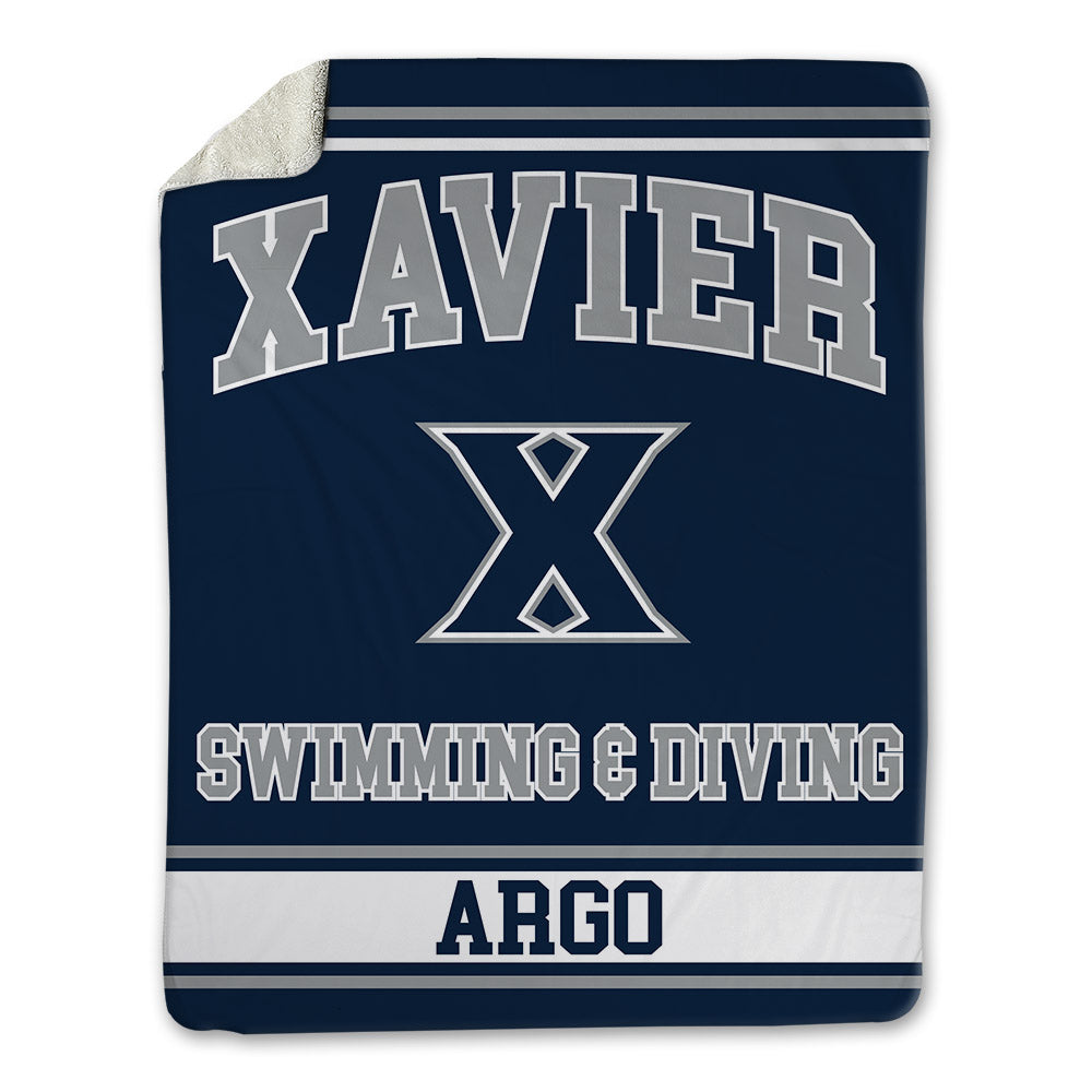 Xavier - NCAA Women's Swimming & Diving : Ryon Argo - Blanket-0