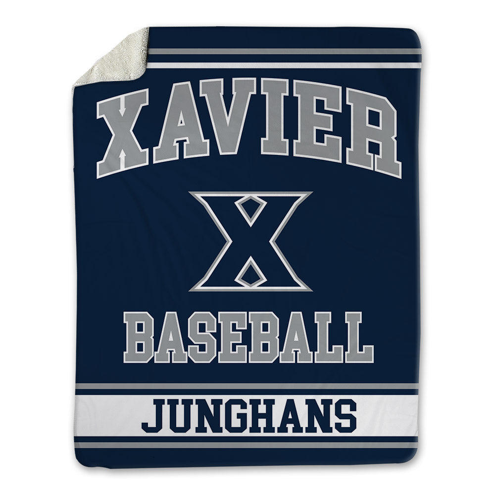 Xavier - NCAA Baseball : Alex Junghans - Blanket-0