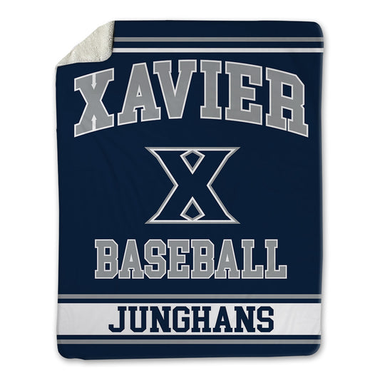 Xavier - NCAA Baseball : Alex Junghans - Blanket-0