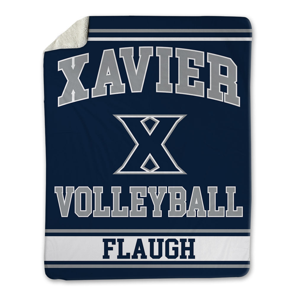 Xavier - NCAA Women's Volleyball : Logan Flaugh - Blanket-0