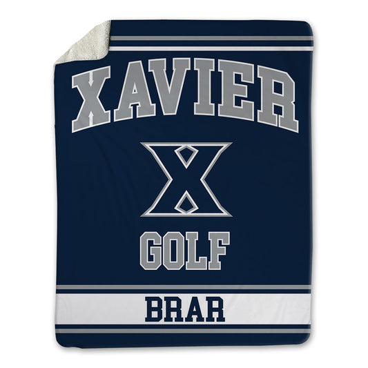 Xavier - NCAA Women's Golf : Hunar Brar - Blanket-0