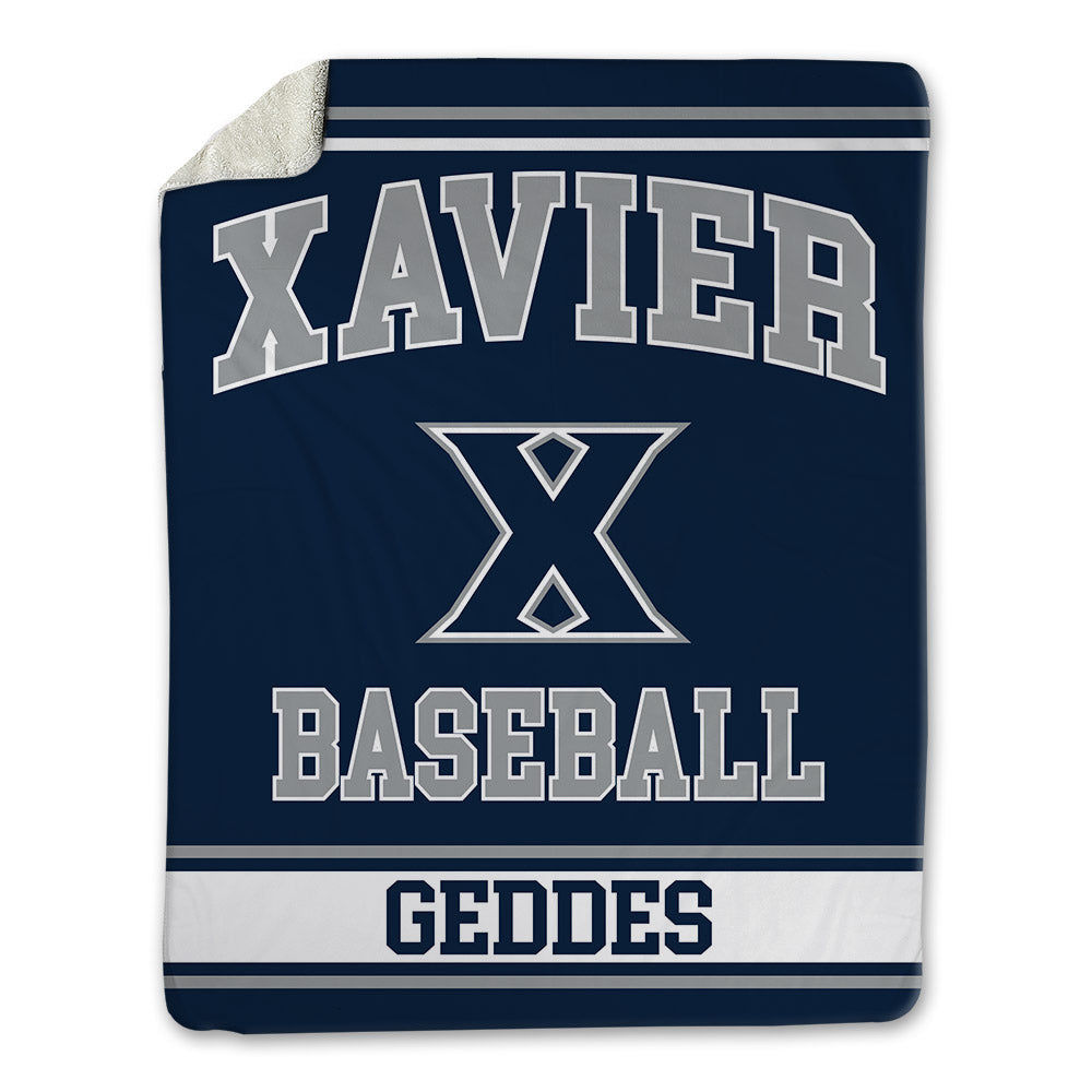 Xavier - NCAA Baseball : Trevor Geddes - Blanket-0