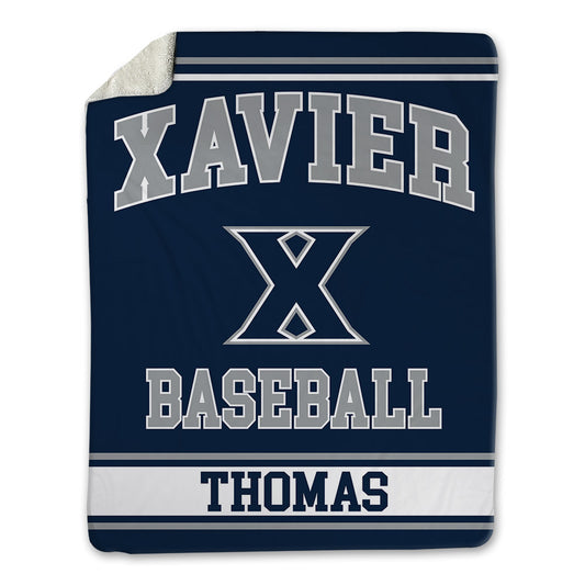 Xavier - NCAA Baseball : Tanner Thomas - Blanket-0