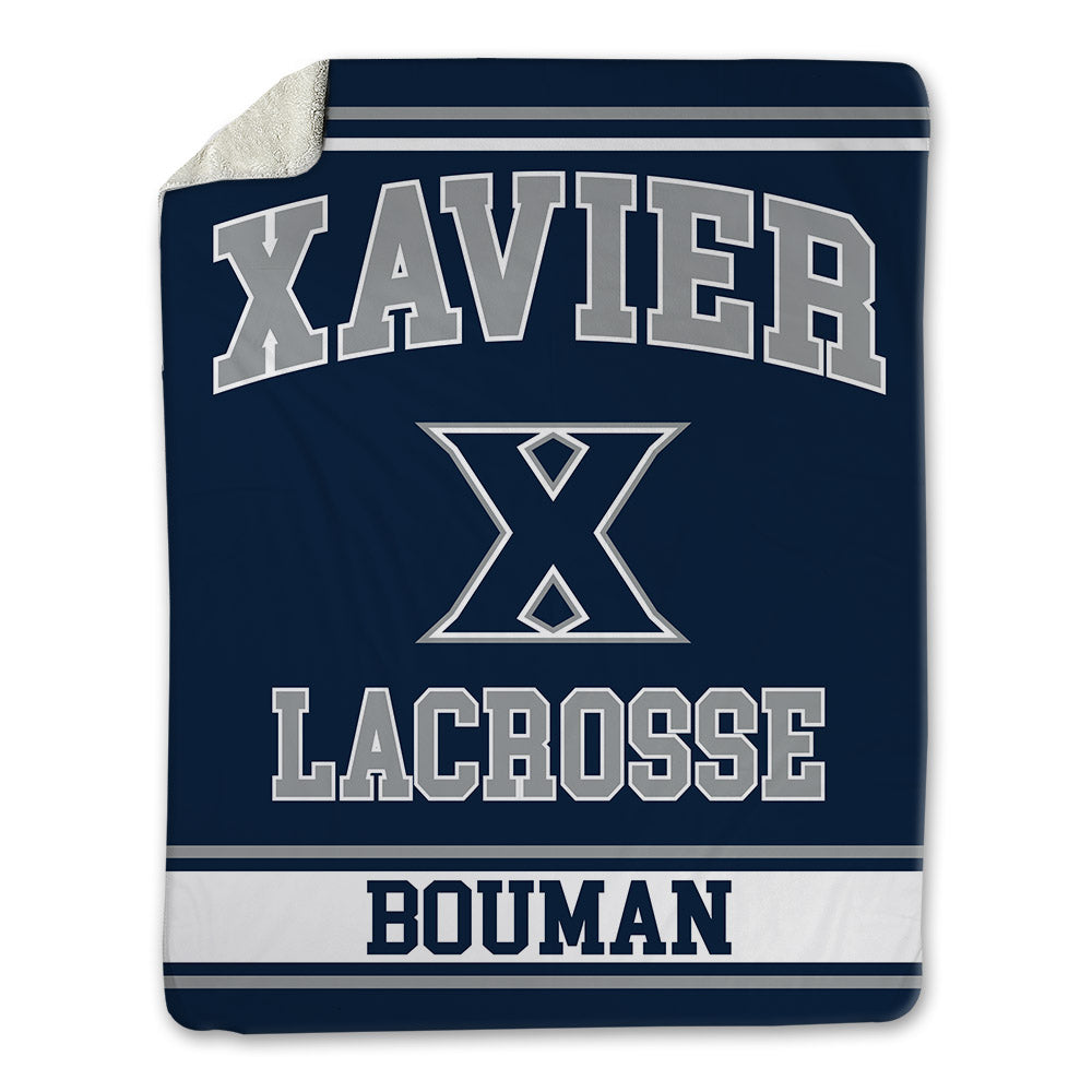 Xavier - NCAA Women's Lacrosse : Gabby Bouman - Blanket-0