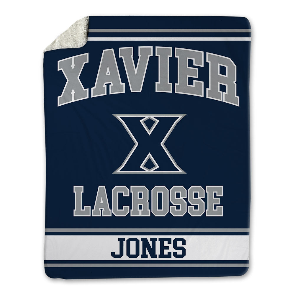 Xavier - NCAA Women's Lacrosse : Logan Jones - Blanket-0