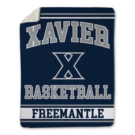 Xavier - NCAA Men's Basketball : Zach Freemantle - Blanket-0