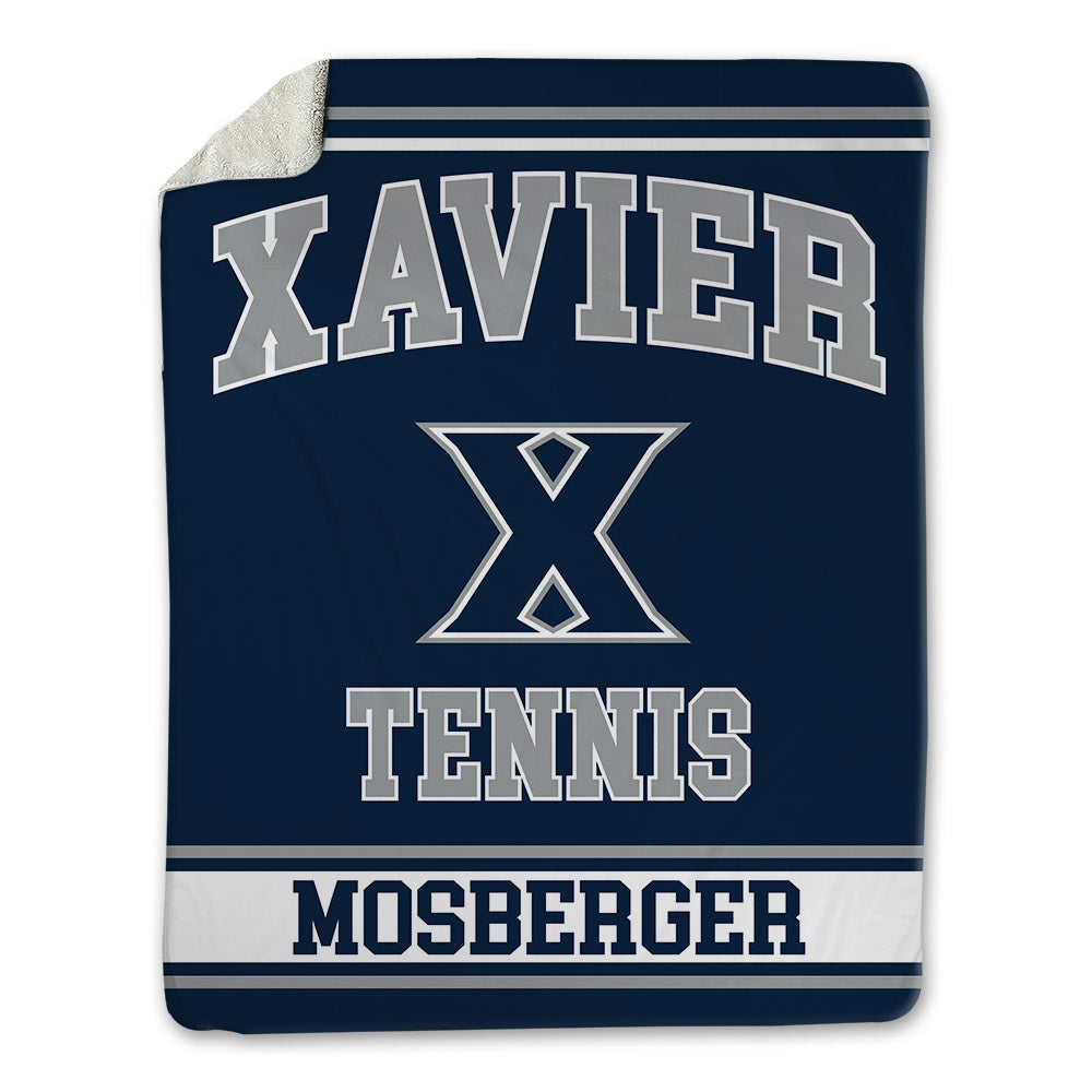 Xavier - NCAA Men's Tennis : Pascal Mosberger - Blanket-0