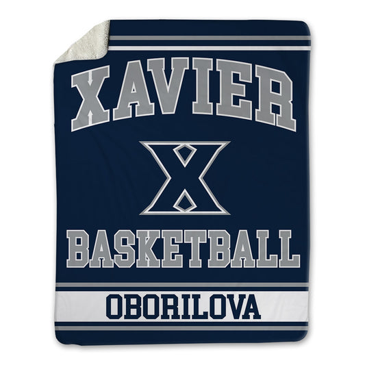 Xavier - NCAA Women's Basketball : Petra Oborilova - Blanket-0