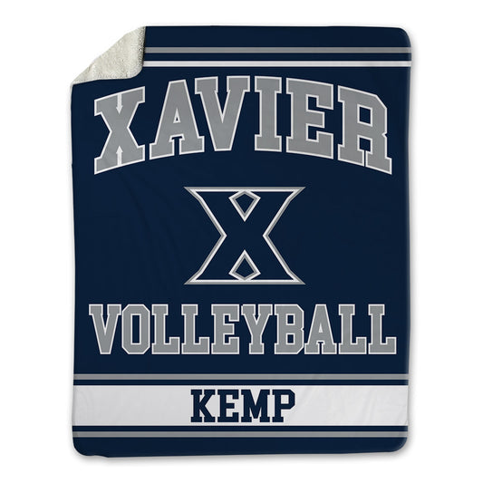 Xavier - NCAA Women's Volleyball : Margo Kemp - Blanket-0