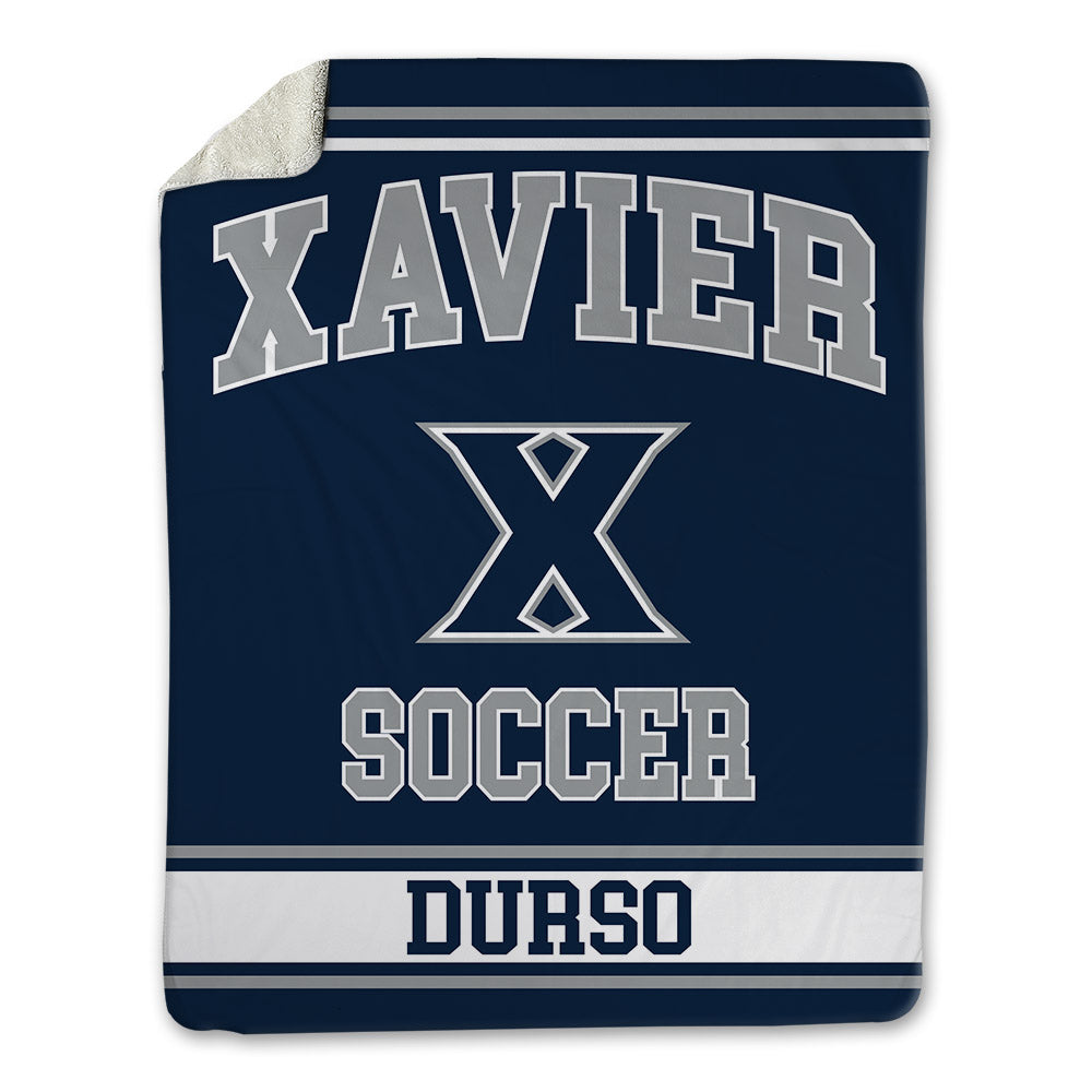 Xavier - NCAA Men's Soccer : Ryan Durso - Blanket-0