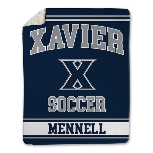 Xavier - NCAA Men's Soccer : Jonny Mennell - Blanket-0