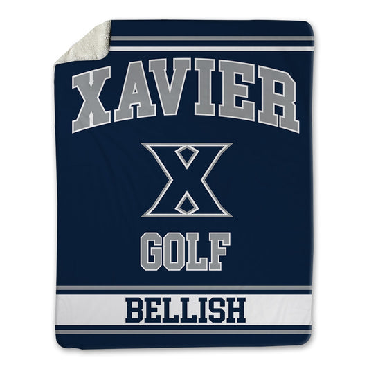 Xavier - NCAA Men's Golf : Carson Bellish - Blanket-0