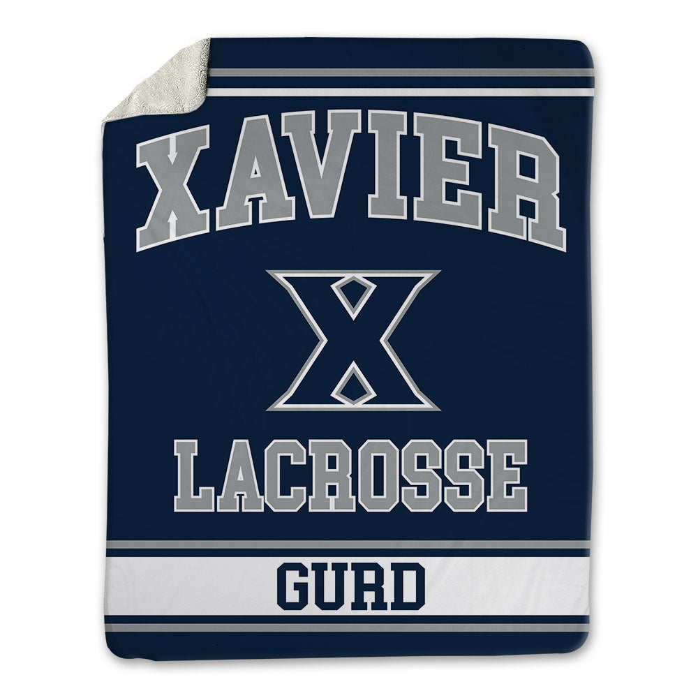 Xavier - NCAA Women's Lacrosse : Catherine Gurd - Blanket-0