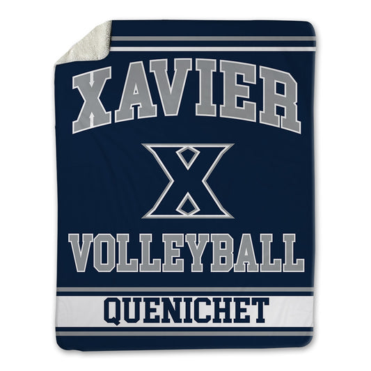 Xavier - NCAA Women's Volleyball : Karissa Quenichet - Blanket-0