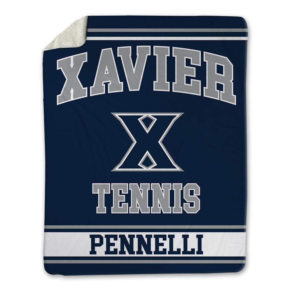 Xavier - NCAA Men's Tennis : Marco Pennelli - Blanket-0