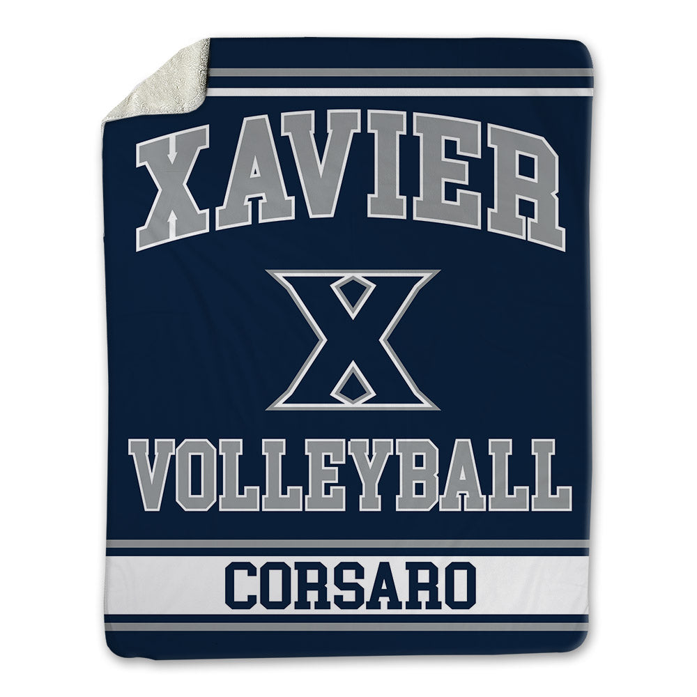 Xavier - NCAA Women's Volleyball : Lucia Corsaro - Blanket-0