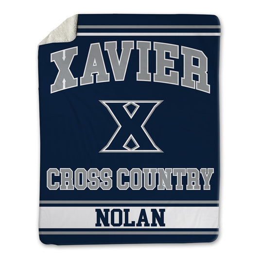 Xavier - NCAA Men's Cross Country : Trevor Nolan - Blanket-0