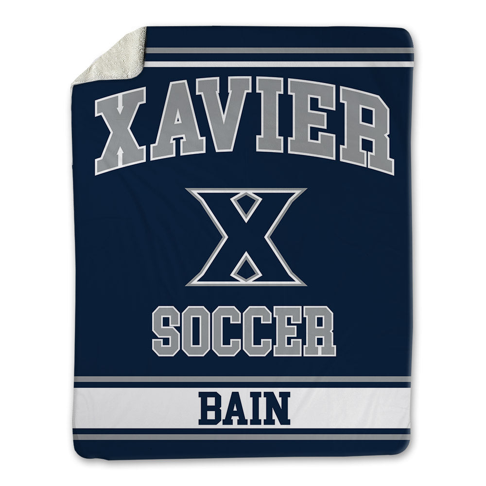 Xavier - NCAA Women's Soccer : Natalie Bain - Blanket-0