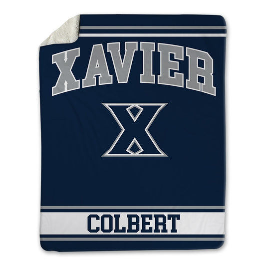 Xavier - NCAA Men's Basketball : Brad Colbert - Blanket-0