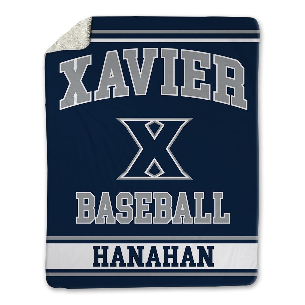 Xavier - NCAA Baseball : Luke Hanahan - Blanket-0