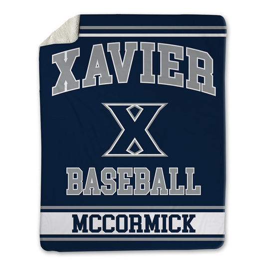 Xavier - NCAA Baseball : Matt McCormick - Blanket-0