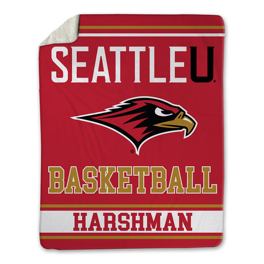 Seattle - NCAA Men's Basketball : Jeremiah Harshman - Blanket-0