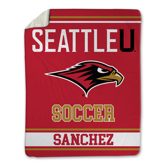 Seattle - NCAA Women's Soccer : Emma Sanchez - Blanket-0