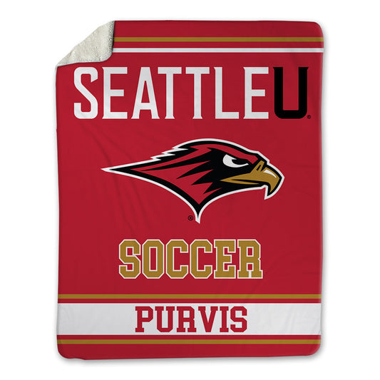 Seattle - NCAA Men's Soccer : Owen Purvis - Blanket-0