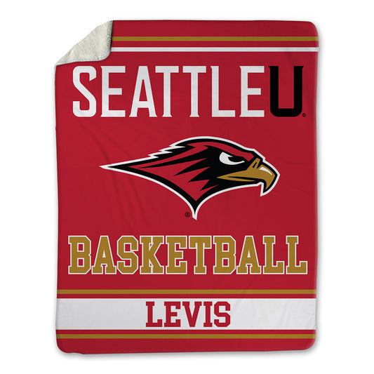 Seattle - NCAA Men's Basketball : Matthew Levis - Blanket-0